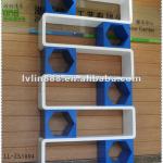 Wood cube shelves /home decorative cabinet/wooden display showcase in supermarket