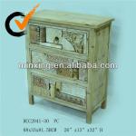 2013 Antique small storage corner wooden cabinet