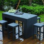 2014 Hot Sale Wicker Outdoor Rattan Furniture Dining Set