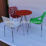 hot modern simple plastic table and chair 1217A