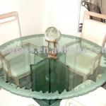 Tempered Glass Round Table