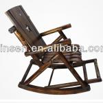 2013 high quailty outdoor single rocker chair sunny beach relaxing chair antique carbonized armchair-ITEM-516