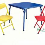 Colour Folding Children Study Chair And Table Set-NG-CC011