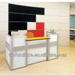 modern office furniture office counter table design with glass-V3-03