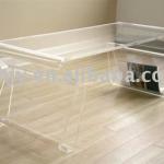acrylic leisure table, made of clear acrylic