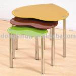 glass top nesting table