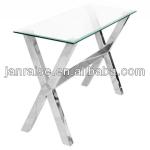 Stainless steel glass top console table OK-103059