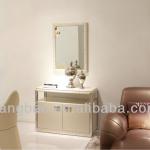 680 Modern High Gloss console table with mirror
