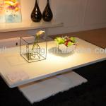 white glass coffee table CJ323