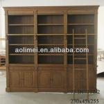 oak french bookcase