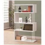 Asymmetrical Four Snaking Bookshelves Bookcases MM09