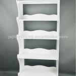 Modern solid wood 5-tier bookcase