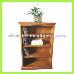 stock indoor solid wood book cabinet