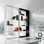Modern Living Room Furniture High Gloss Bookshelf Bookcase DIY Display Cabinet (FOH-1802 Living Room Bookcase)