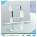 Offer high quality modern white wooden bookcase