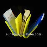 yellow home decorative acrylic book display stands wholesale