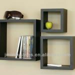 Set of 3 Wooden Wall Cube Shelf with FSC Certificate