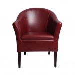 GUKEA dark red armchair(GK741)