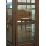 11CA06-016antique wooden display cabinet in brown 11CA06-016