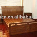 2011 Chunhong Brand Classic Antique Carven Queen Bamboo Bed CH-09-0320