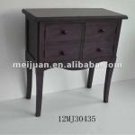 2012 Antique Wooden Console Table With 4 Drawers