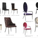 2013 hot high quality home dining use furniture fashion marbel/glass, leather metal dining room sets