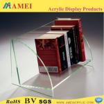 2013 hot plexiglass book shelf/customized plexiglass book shelf/plexiglass book shelf manufacturer