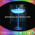 2013 hot sale plastic led high bar table/bar counter L-T05A