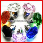 2013 new design fashion clear glass door handles PW-205