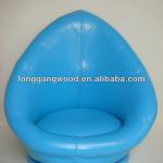 2013 New Style leaf shaped children sofa,blue leather sofa,kids sofa LG08-S049B