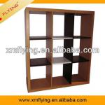2013 popular design wood bookcase with melamine veneer lower price wooden furniture all kinds of wall units