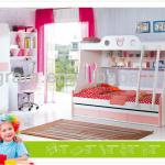 2013 popuplar kids bedroom set is made by E1 MDF board with painting 2013 JIMITONY-C06&amp;C22
