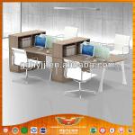 2013Hot Sale!!ZFB030-211C Melamine workstation walnut brown ZFB030-211C