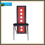 2014 modern leather metal low price high back dining chairs sale DC030