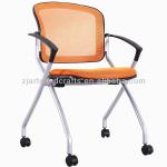 2014 New design Hot selling simplicity Mesh office meeting folding chair HT-3159