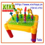 43Pcs Newest Plastic Baby Intelligence DIY Learning Table Kids Study Table AT513