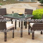 4pcs rattan used dining room furniture for sale