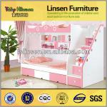 8823A/B POPULAR space saving double bed design bunk bed child furniture 8823A,8823B bunk bed
