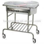 A-49 Movable stainless steel infant child hospital bed,pediatric bed,children hospital beds A-49