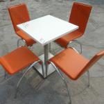 acrylic solid surface restaurant table with chairs KKR