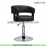 Adjustable PU antique wooden bar stool K-1903 antique wooden bar stool