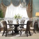 AK-5039 luxurious solid wood antique dinning room furniture AK-5039