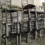 Aluminum Chiavari Bar Chair Transparent Red Bar Chiavari Chair