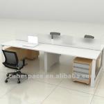 aluminum legs workstations, office desks of steel aluminum base Young