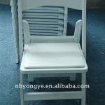 America White Plastic Resin folding chair