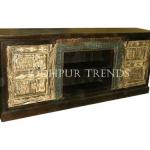 Antique buffet sideboard Wooden furniture Antique buffet Distressed Antique Buffet with 2 Doors JTANTsb108