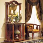 antique Console with mirror