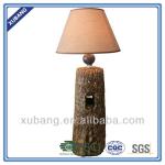antique decorative wood finish table lamps hotel furniture 12P6124L  hotel furniture