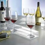 AWR_011 Long Tray Like Clear Acrylic Wine Rack/Cup Holder AWR_011