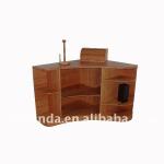 Bamboo corner cabinet JD-FN045